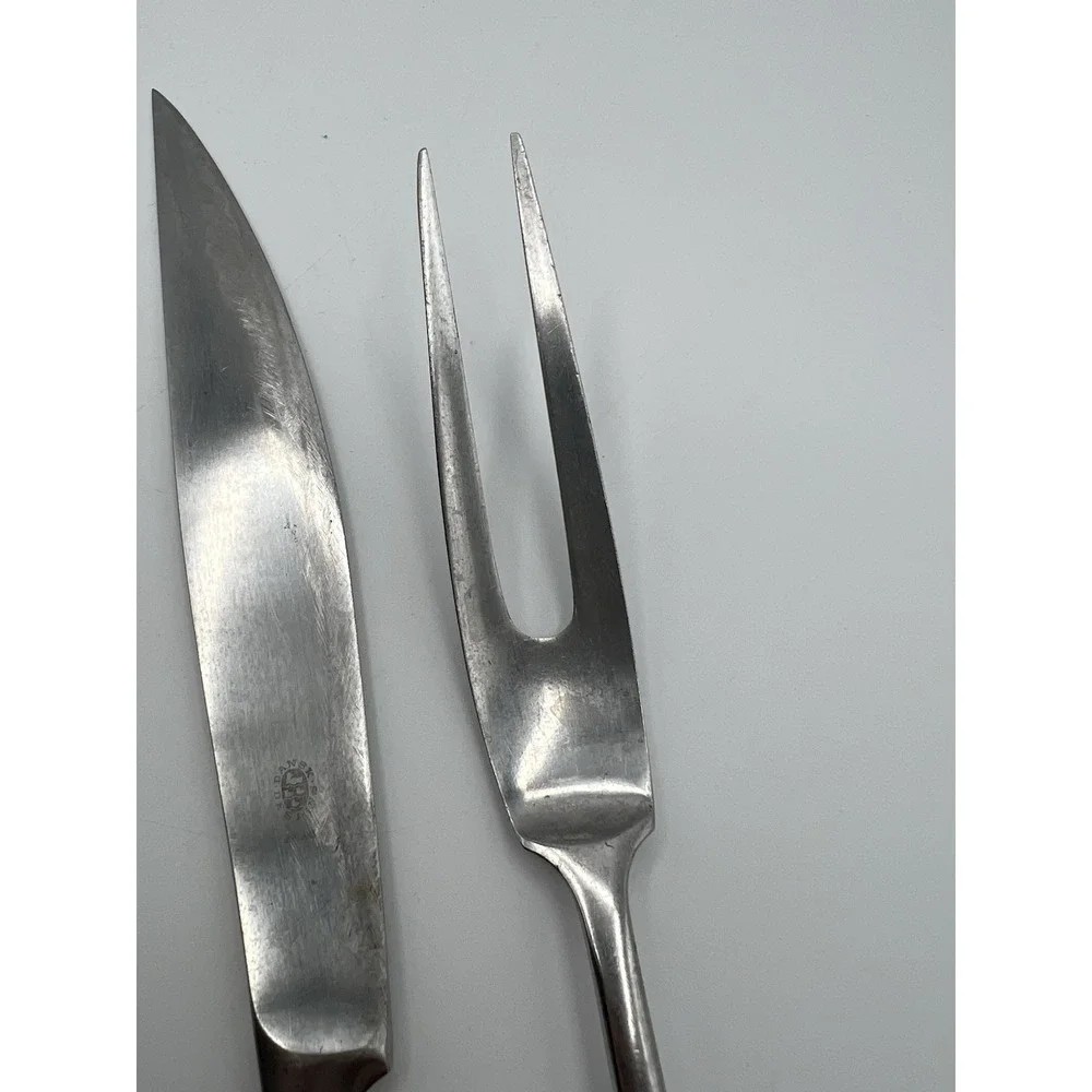 Lot Of 3 Dansk Stainless Variation IV Germany Large‎ Carving Set & Cheese Cutter